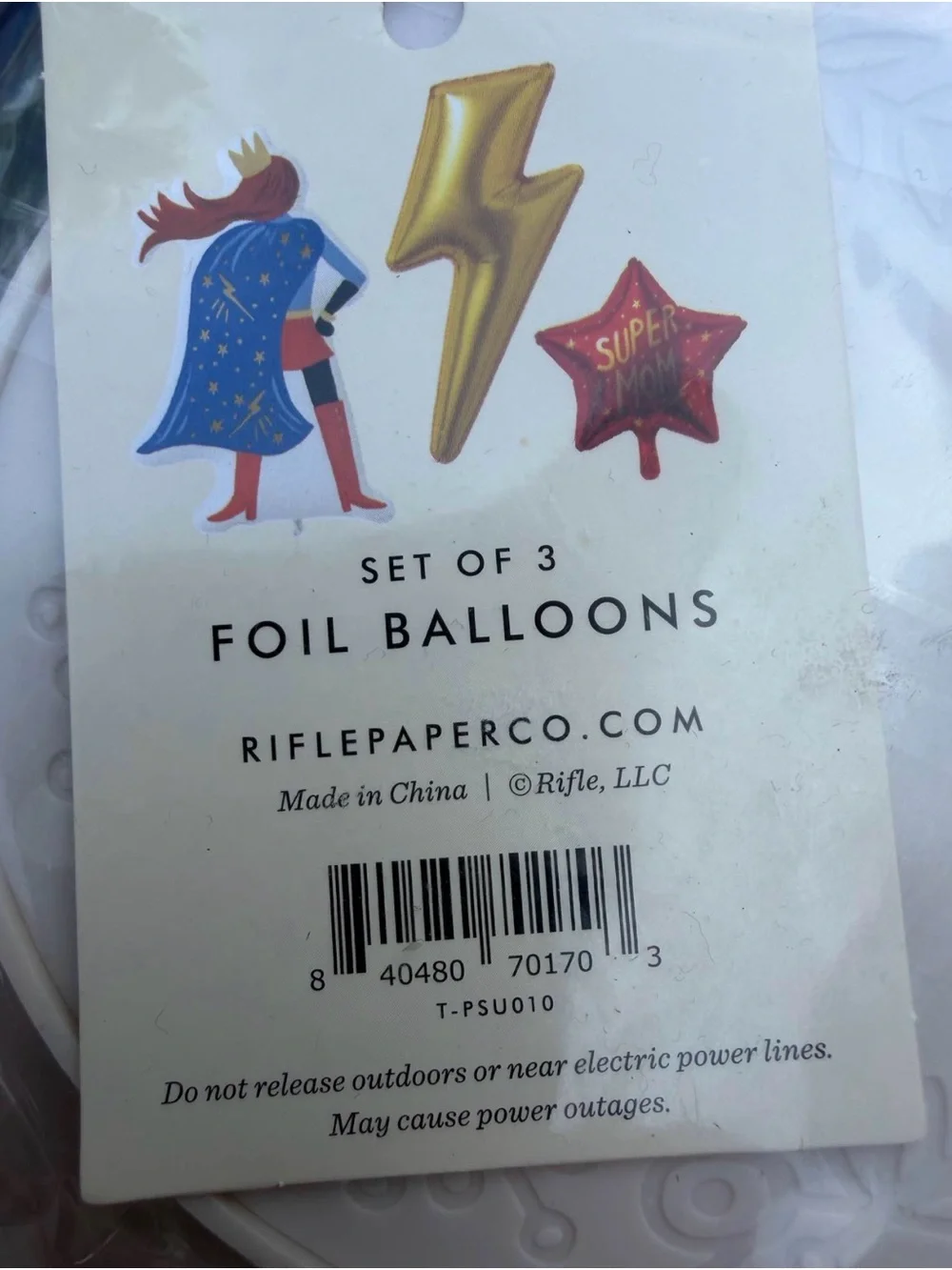 Super Mom Red Star & Gold Lightning Mylar Balloon Bouquet - Party Decoration